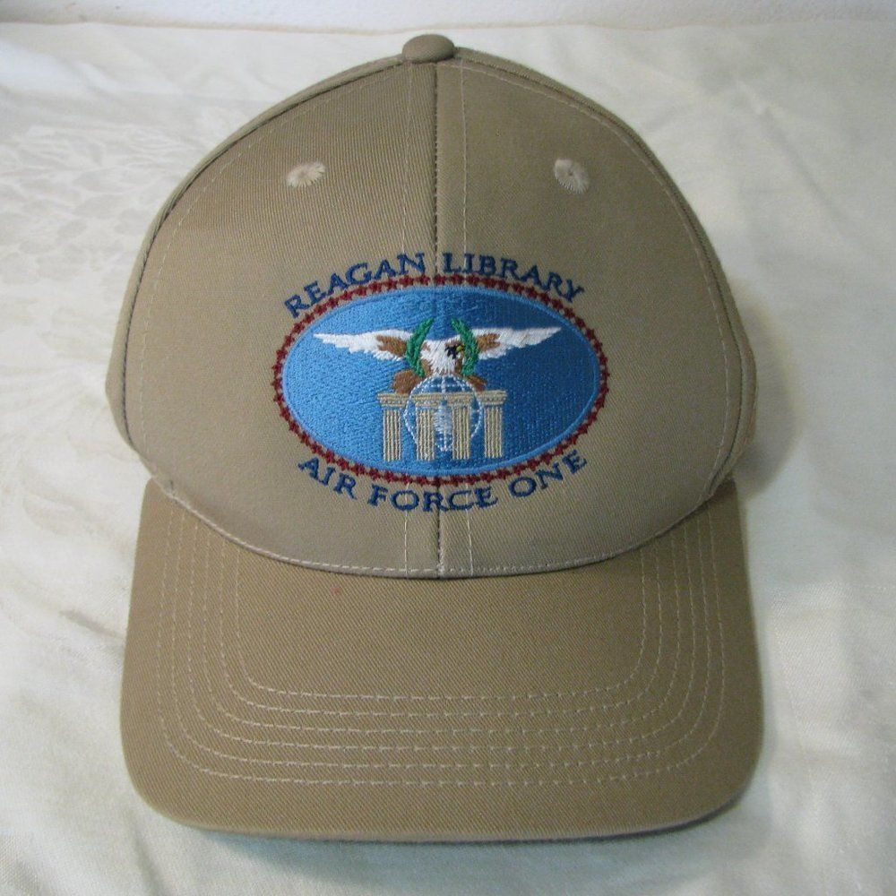 VTG Reagan Library Air Force One Strap Back Hat
